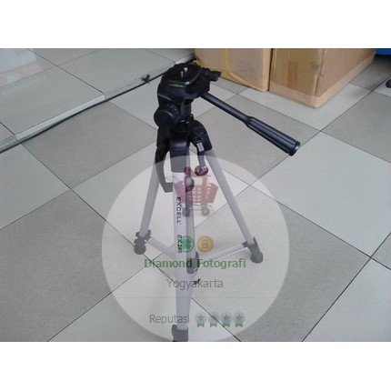 Tripod Excell 380 Tripot Kamera Digital DSLR Warna Silver Hitam