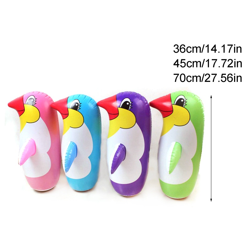 Mary 36cm/45cm/70cm PVC Mainan Tiup Untuk Kreatif Manusia Hidup Kartun Pinguin Tumbler Untuk Anak Kids Hadiah Renang Po