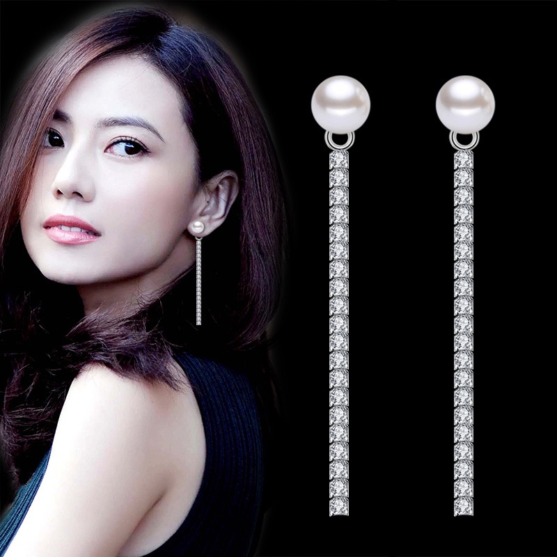 Anting Perak 925 Wanita Mutiara Perhiasan Fashion EH00012