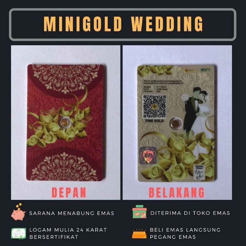 Gift Series minigold Wedding