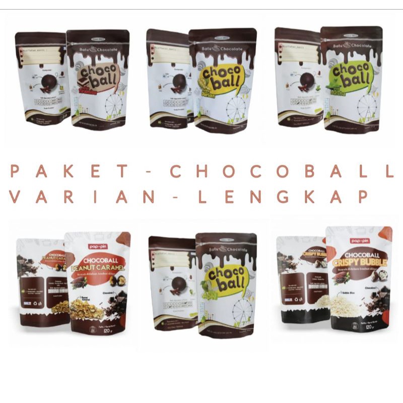 One Mandiri Sukses - Paket Chocoball Isi 6 pcs - Oleh Oleh Khas Malang Batu