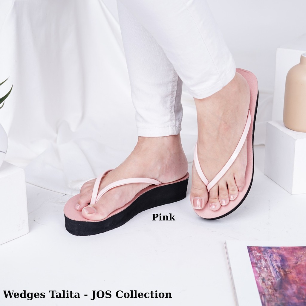 Sandal Wedges Wanita - Talita Tinggi 4 cm by JOS Collection