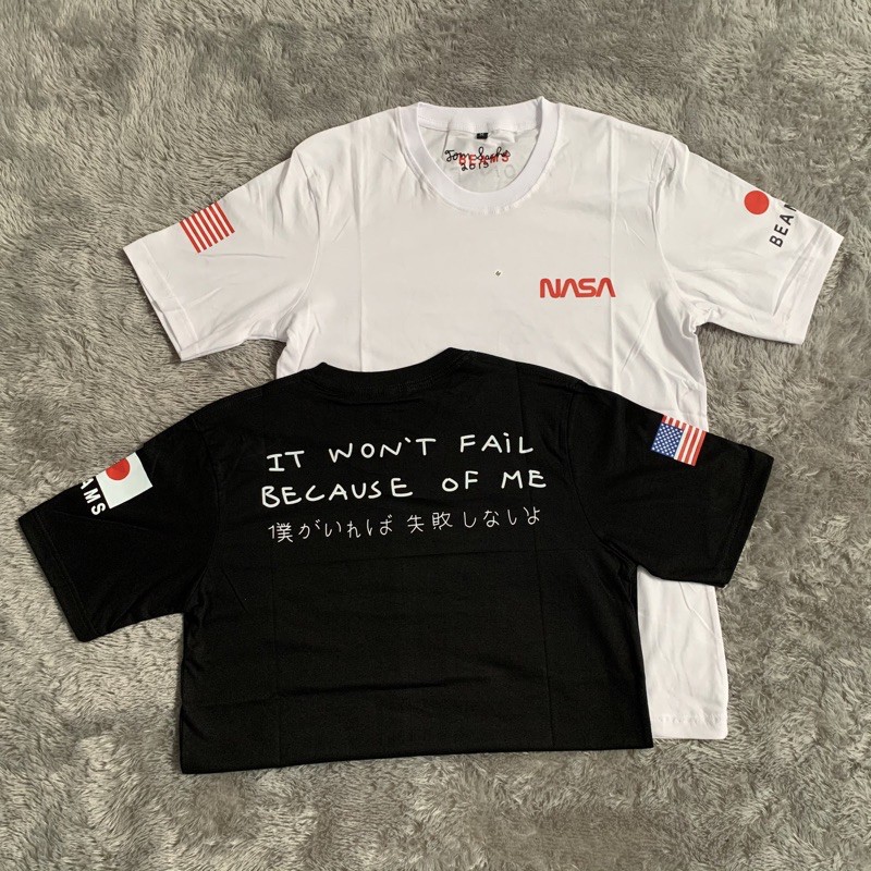 Kaos Tshirt Nasa Heron Preston X Beams Mirror Original