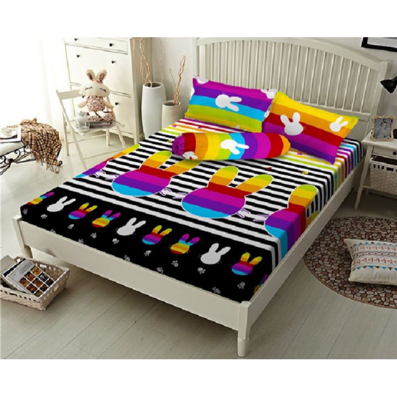 Sprei King 180x200 Deluxe kintakun Rabbit