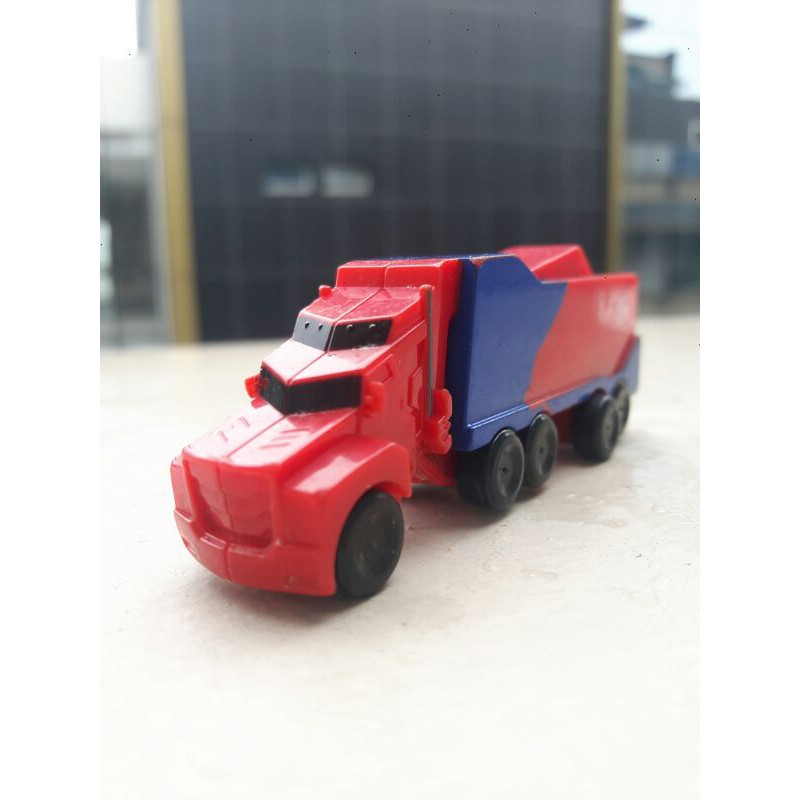 Diecast truck kecil merah E 2341 truck diecast