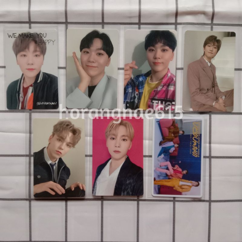 PC PHOTOCARD SEVENTEEN JEPANG WMY HAPPY HAPPY ENDING FALLIN FLOWER FLFL HITORIJANAI SEUNGKWAN HOSHI 