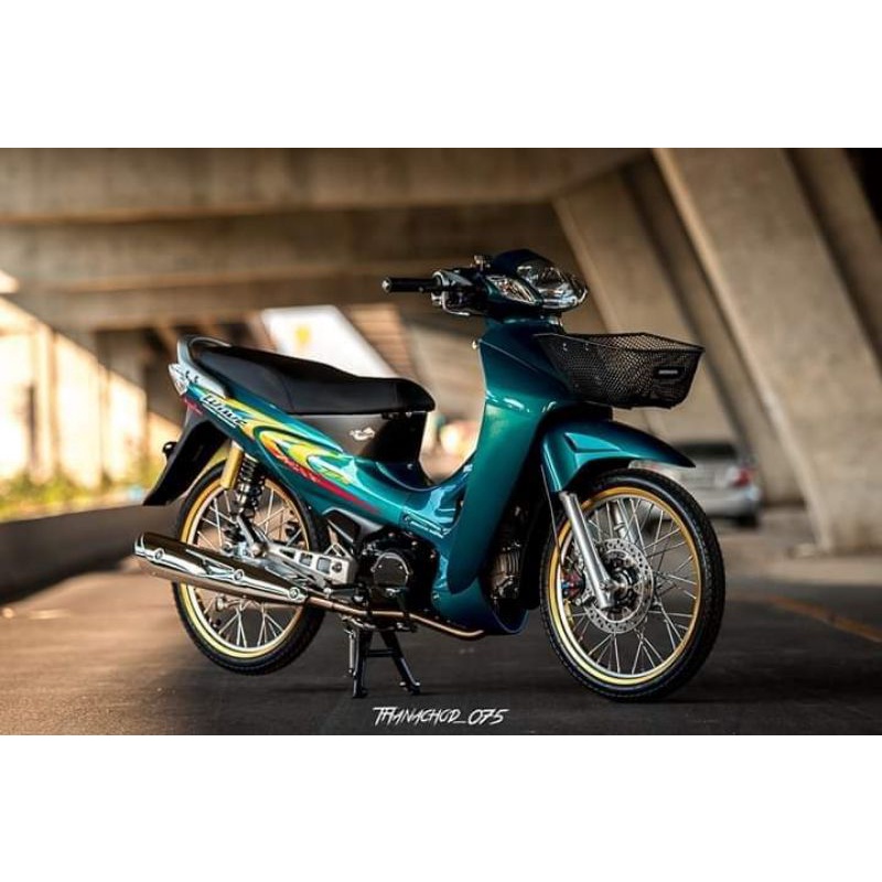 striping wave 125 karisma hijau