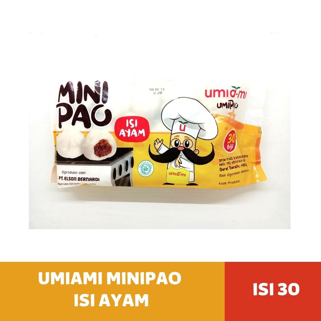 

UMIAMI mini pao coklat,straberry,ayam & sapi isi 30pcs