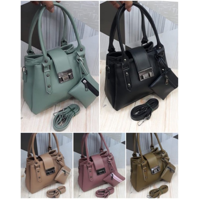 PROMO!!! COD SODARA TAS TOTTE BAGS FAMILI TIGA RUANG TAS FASHION MASAKINI SIZE 18x25cm