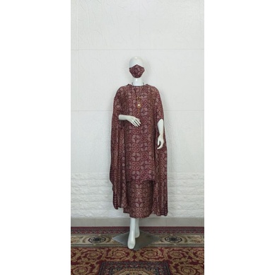 BAJU SETELAN WANITA BATIK VISCOSE SUTRA MODEL KALONG