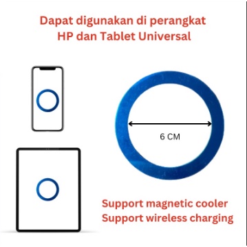 Magnetic Ring Universal Magsafe  Stiker Magnet Wireless Charging X12 Ring