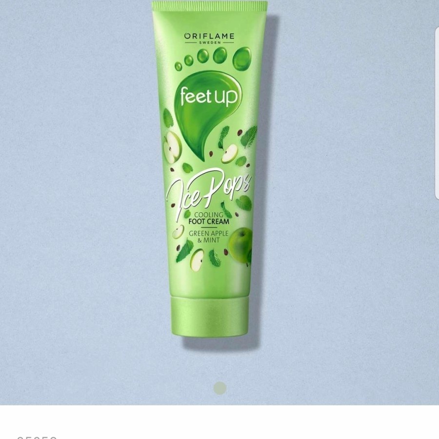 feet up Cream Kaki Ice Pops Cooling Foot Cream Green Apple & Mint yukk diborongg kakk