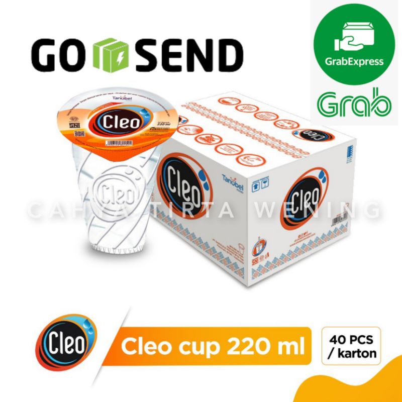 

Cleo 220ml / Pirlo 240ml / Cleo 120ml | Grab Express - Gosend Instant