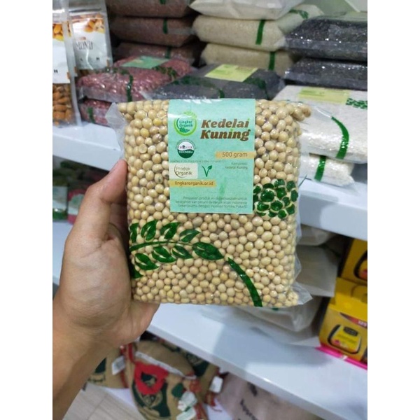 

kedelai kuning organik lingkar organik