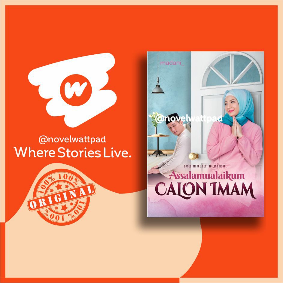 NOVEL ASSALAMUALAIKUM CALON IMAM COVER MOVIE MADANI 