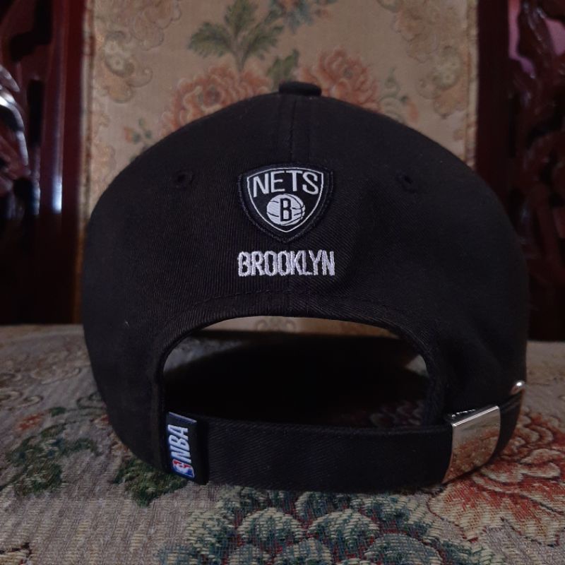 Topi NBA Brooklyn Nets Hitam Original Second