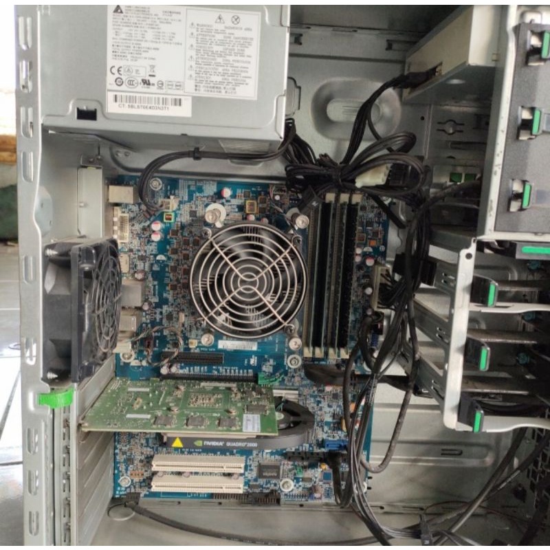 Cpu builtup Z220 cocok untuk server dan desain intel xeon nvidia quadro 2000