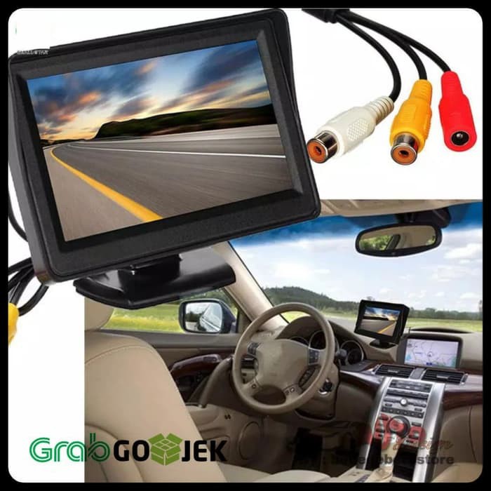 Monitor Mobil TFT 4.3 Inch LCD Car Monitor - Car Rear View Monitor