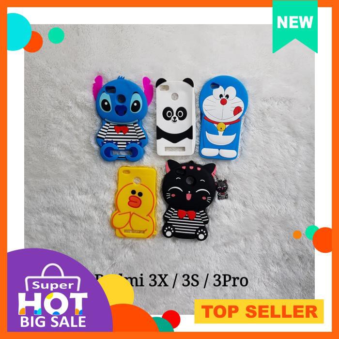 [Promo Case] Soft Case - Redmi 3S / Pro Case Boneka 3D Redmi 3 S / Pro - Casing & Covers