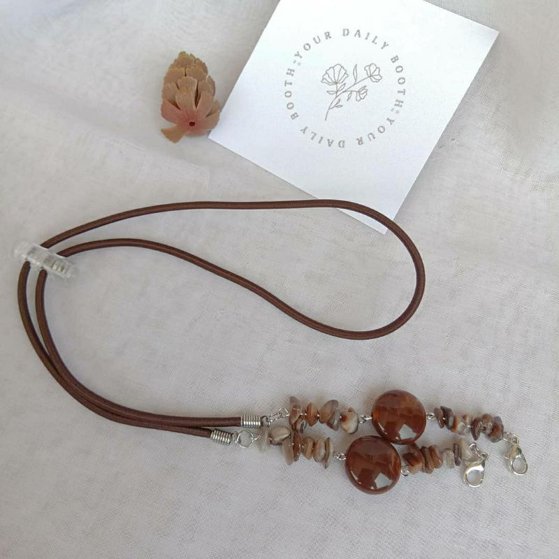 Strap masker 2 in 1 serut (aesthetic stone)