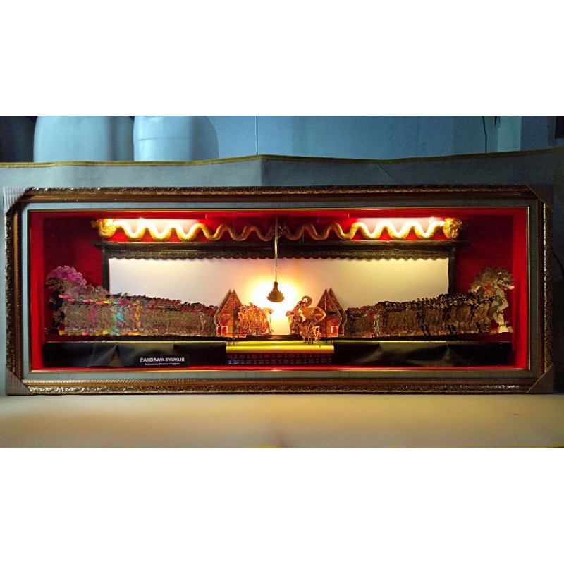 Pandawa Syukur Jejer Wayang Kulit Miniatur