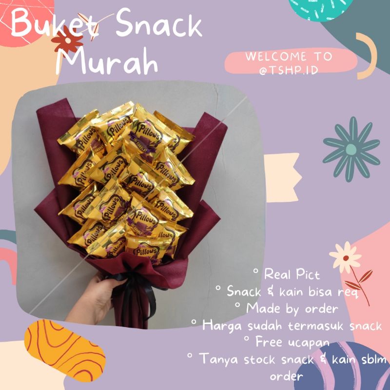 BUKET SNACK PILLOW MURAH (B37)