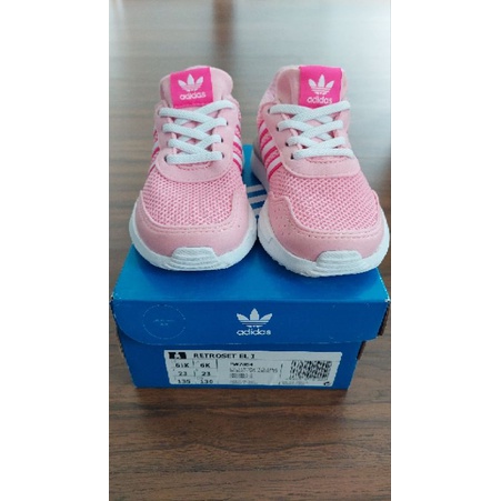 PRELOVED Sepatu anak Adidas Retroset El I size US 6 1/2 K (Brand NEW) warna pink original
