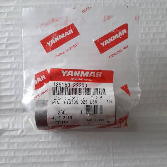 Piston pin mesin diesel yanmar tf85 ORIGINAL