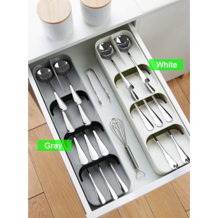 Anhichef Tempat Sendok Garpu Pisau Dapur Compact Kitchen Organiser