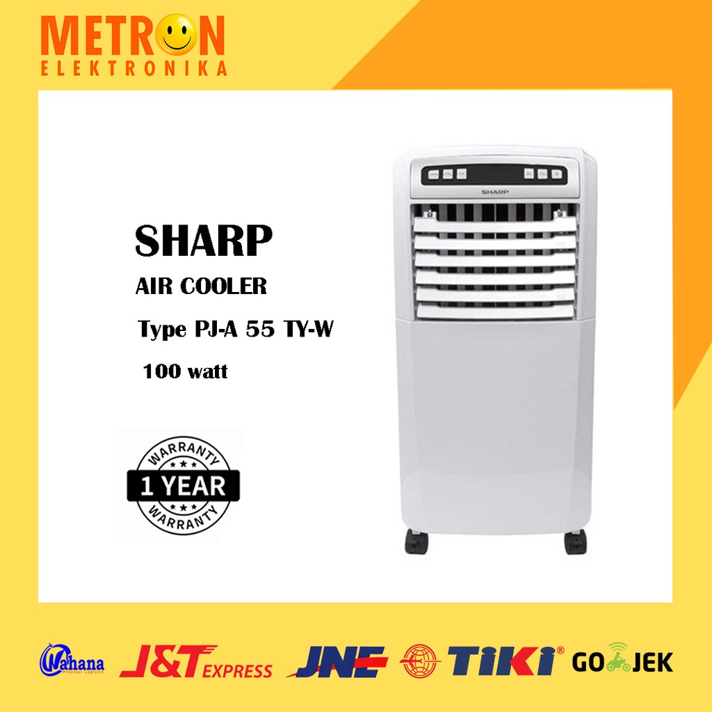 SHARP PJ A 55 TY W / WHITE AIR COOLER 5 LITER / PJA55TYW