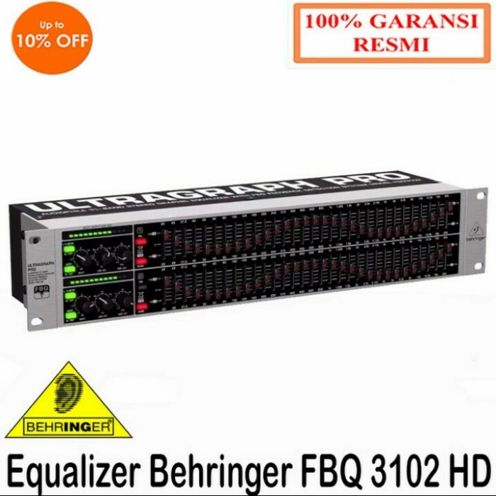 {suhadistore} Equalizer Behringer fbq 3102 hd/Eq behringer FBQ 3102 HD Original Limited