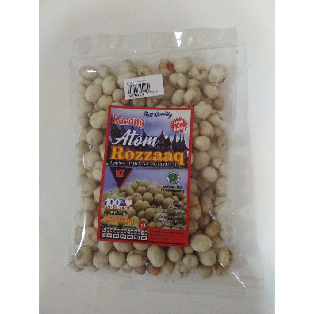 

Kacang Atom Rozzaaq 200 gram - Asli Padang