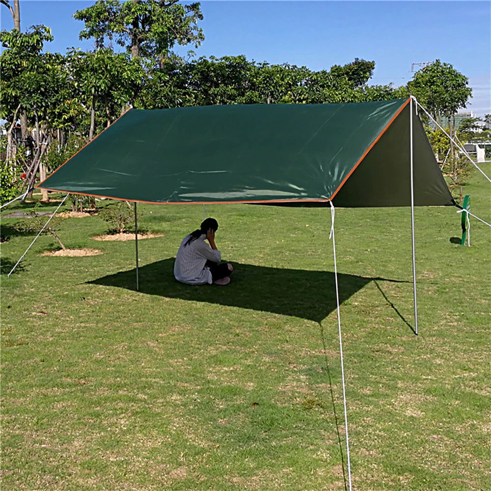 Flysheet Shelter Camping - Tenda Kanopi Tahan Air - Ukuran 4x3M - Tenda Camping Outdoor Tahan Panas