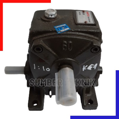 GEARBOX SPEED REDUCER BARTEX WPA 50 RATIO 1 : 10 SAMPAI 1 : 60