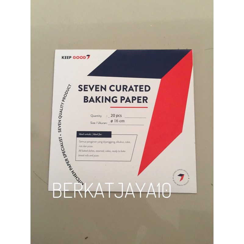 Seven Papers Round 16 cm Siliconized Baking Paper Alas Loyang Bulat