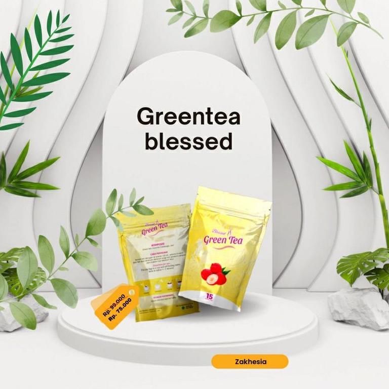 

[N-OLR ☎] Blessed Slimming tea | Greentea leci | teh pelangsing | Teh diet | BPOM-berkualitas