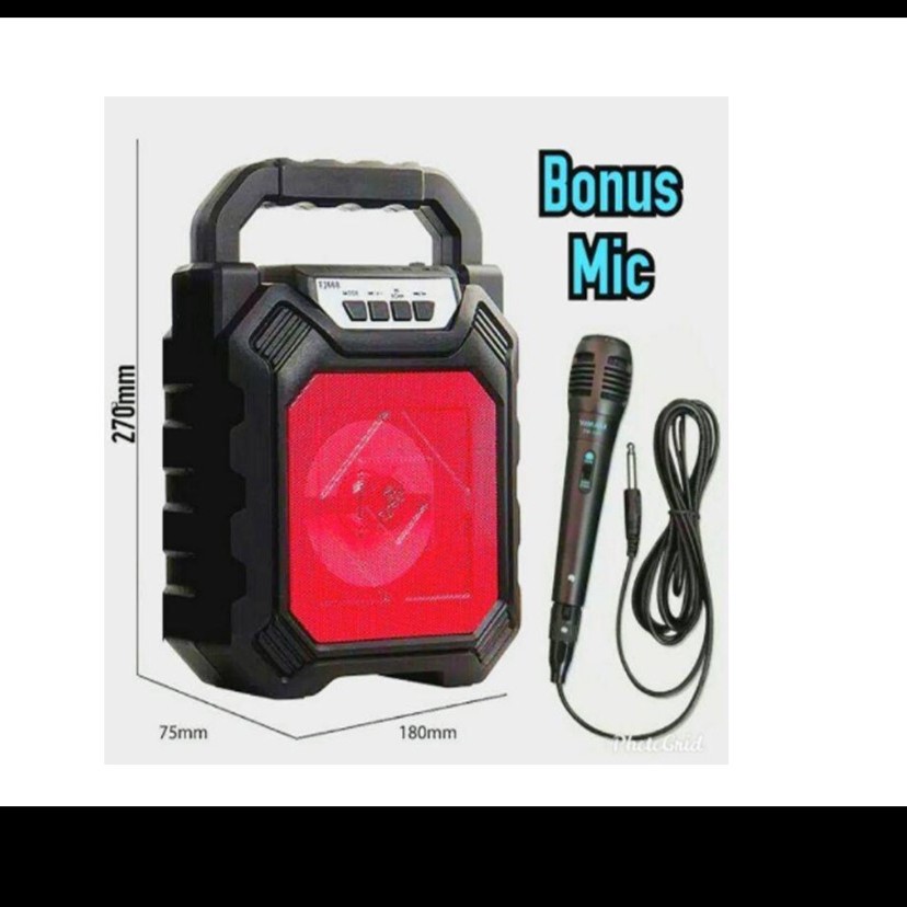 Speaker Karaoke Bluetooth jpj668 jpj 668 Speaker Bluetooth Free Mic