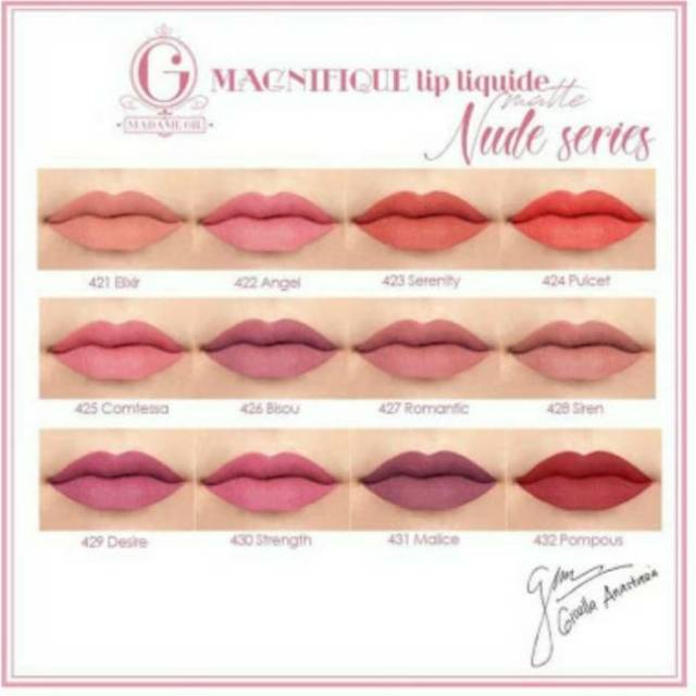 LIP CREAM MADAME GIE NUDE &amp; MATTE