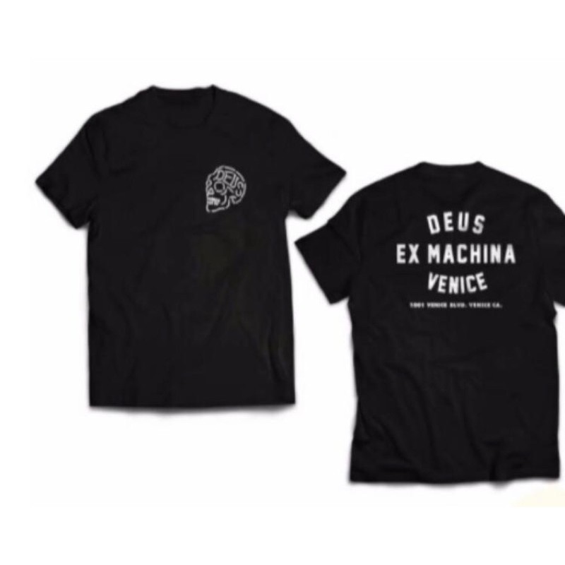 BAJU KAOS TSHIRT PRIA WANITA FASHION SABLON BRANDED DISTRO DEUS EX MACHINA