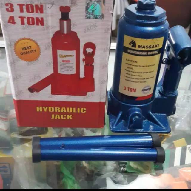Dongkrak Botol 3 Ton Hidrolik / Hydraulic Bottle Jack / dongkrak mobil 3 Ton