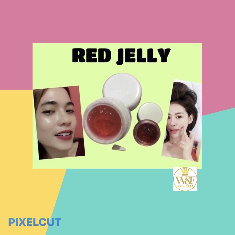 Red jelly glowing arbutin
