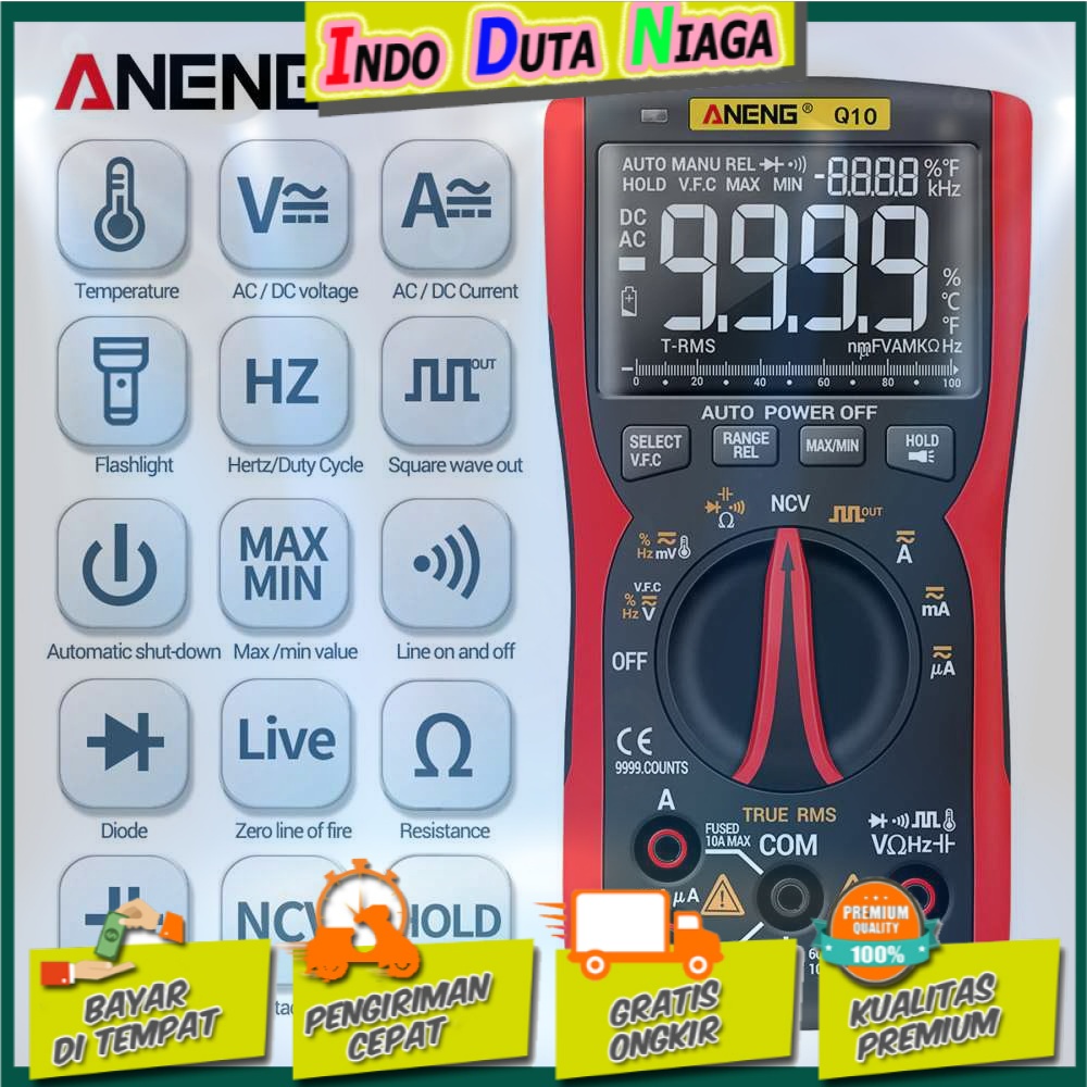 ANENG Digital Multimeter Voltage Tester - Q10