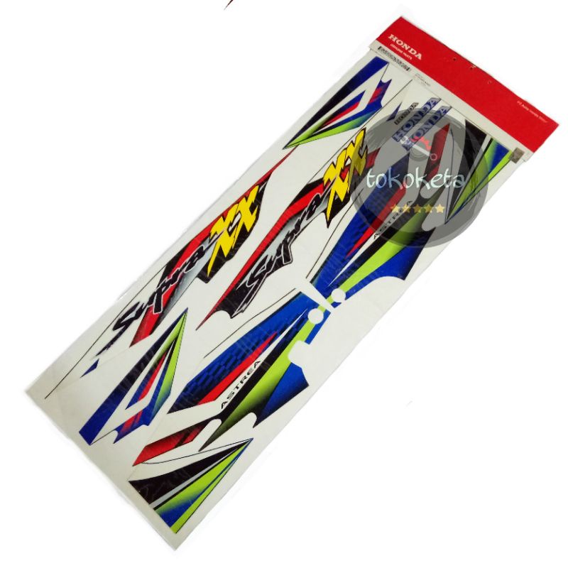 Striping Supra XX Ori Original Stiker Supra XX Ori Original Lis Les Supra XX