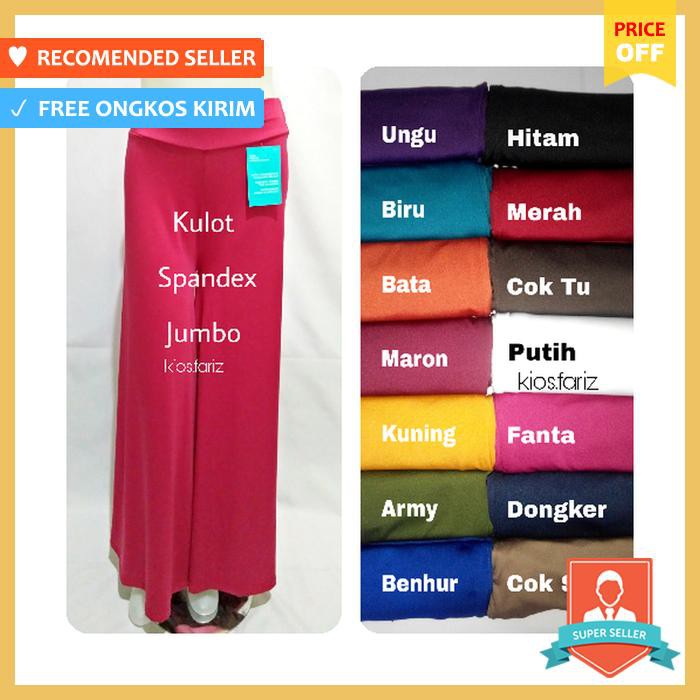 Kulot Spandek Jumbo / Kulot Jumbo / Kulot Spandek