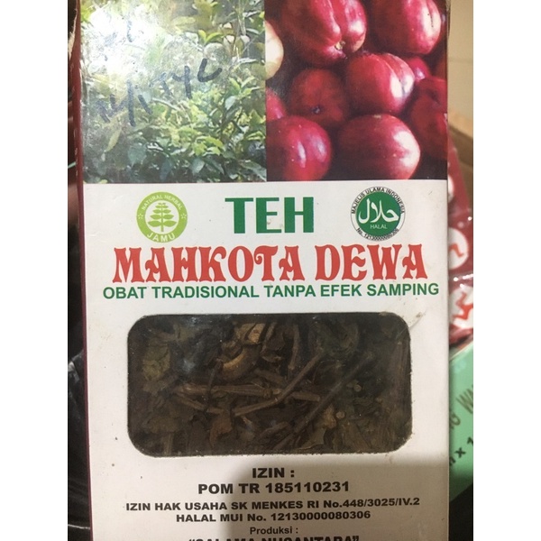 

Teh Mahkota Dewa | Herbal Darah tinggi, Diabet, Asam Urat, Rematik, Kanker ( Izin POM )