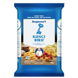 

Tepung terigu bogasari kunci biru premium @1kg