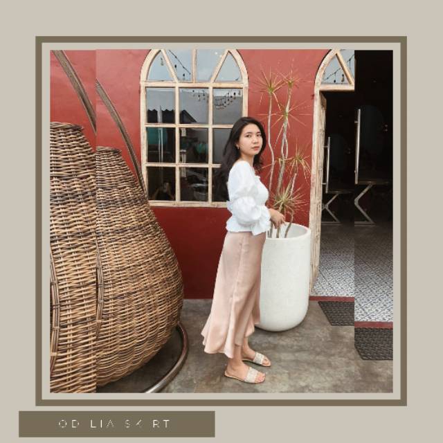 ROK SATIN PREMIUM | SATIN SKIRT | SLIP SKIRT | SILKY SKIRT | FREE MASK AND SCRUNCHIE