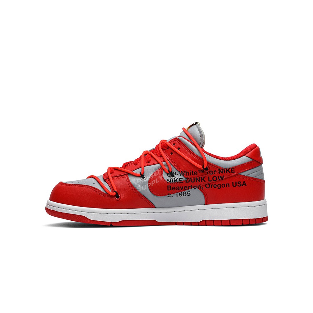 off white dunks low red