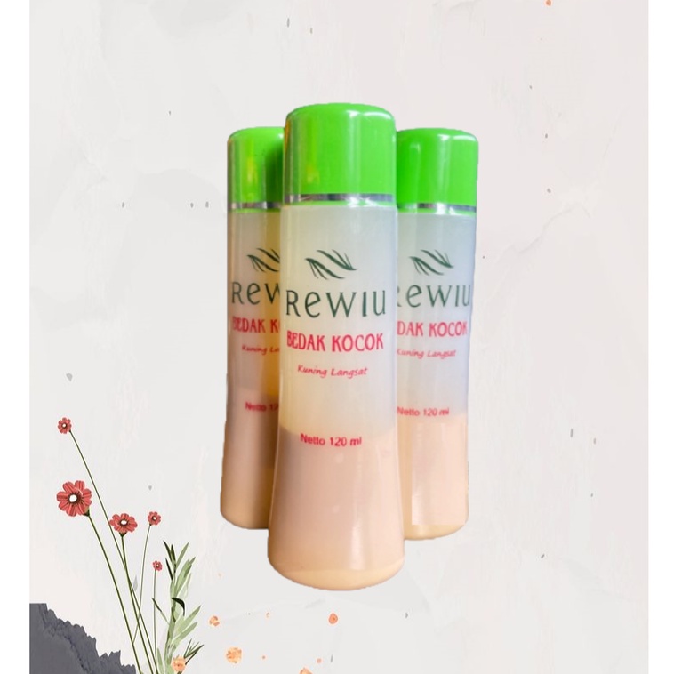 ⭐BAGUS⭐ REWIU Bedak Kocok 120ml | Alas Bedak