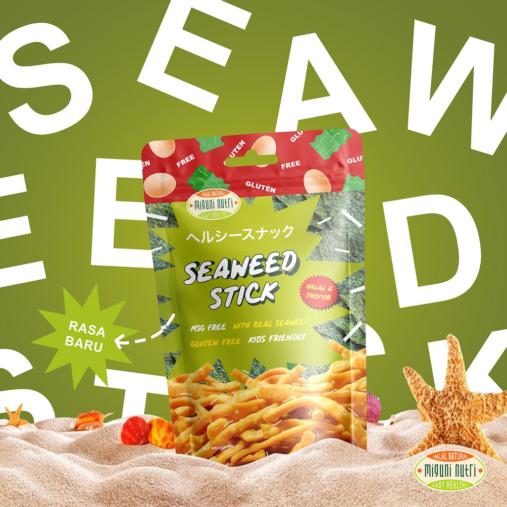 

HEALTHY SNACK SEAWEED STICK 100g
